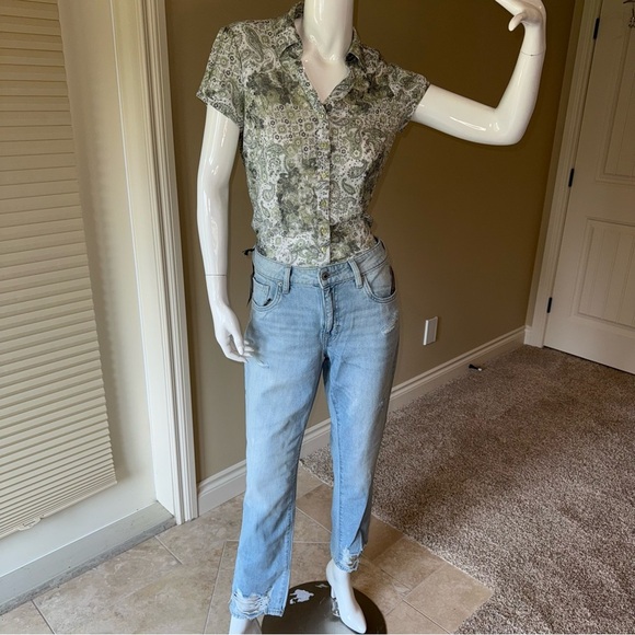Buffalo David Bitton Blue Boyfriend Jeans Relaxed Fit - Picture 2 of 16